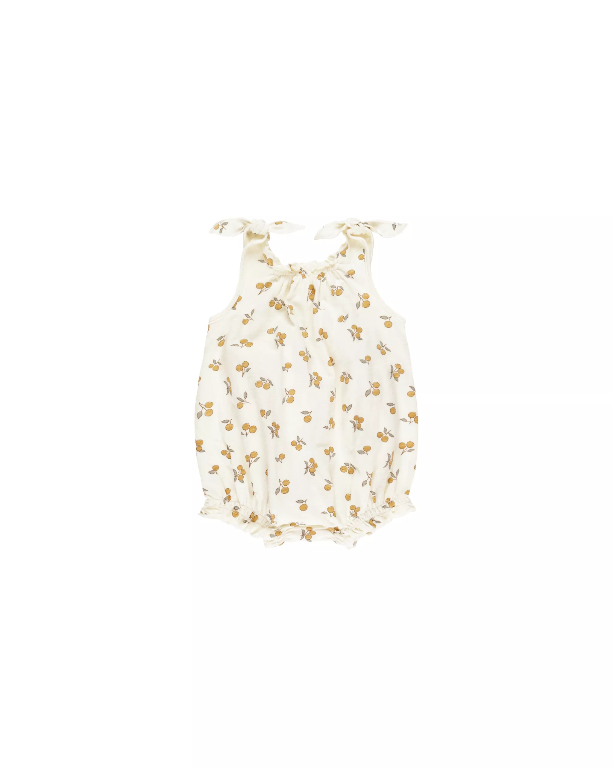 Shoulder Tie Bubble In Oranges from Rylee & Cru