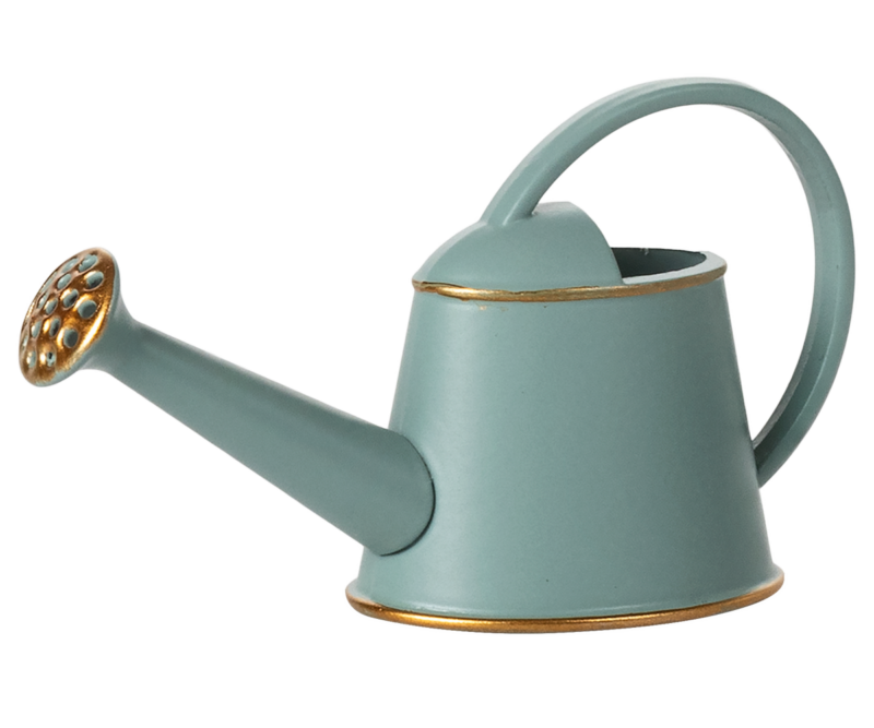 Maileg Mouse Watering Can In Light Blue