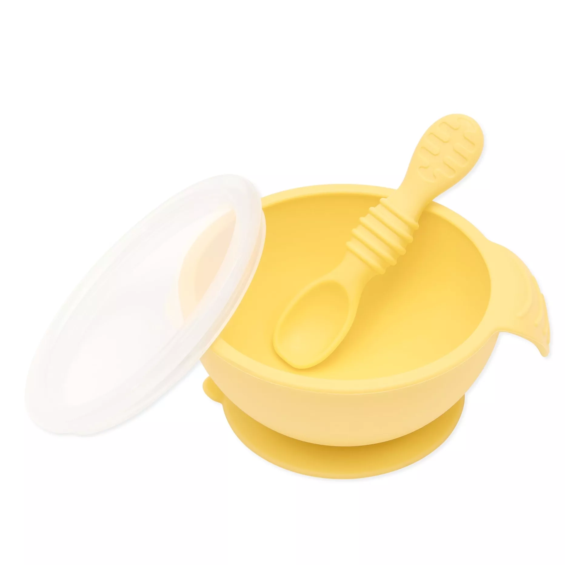 Bumkins Silicone First Feeding Set: Pineapple