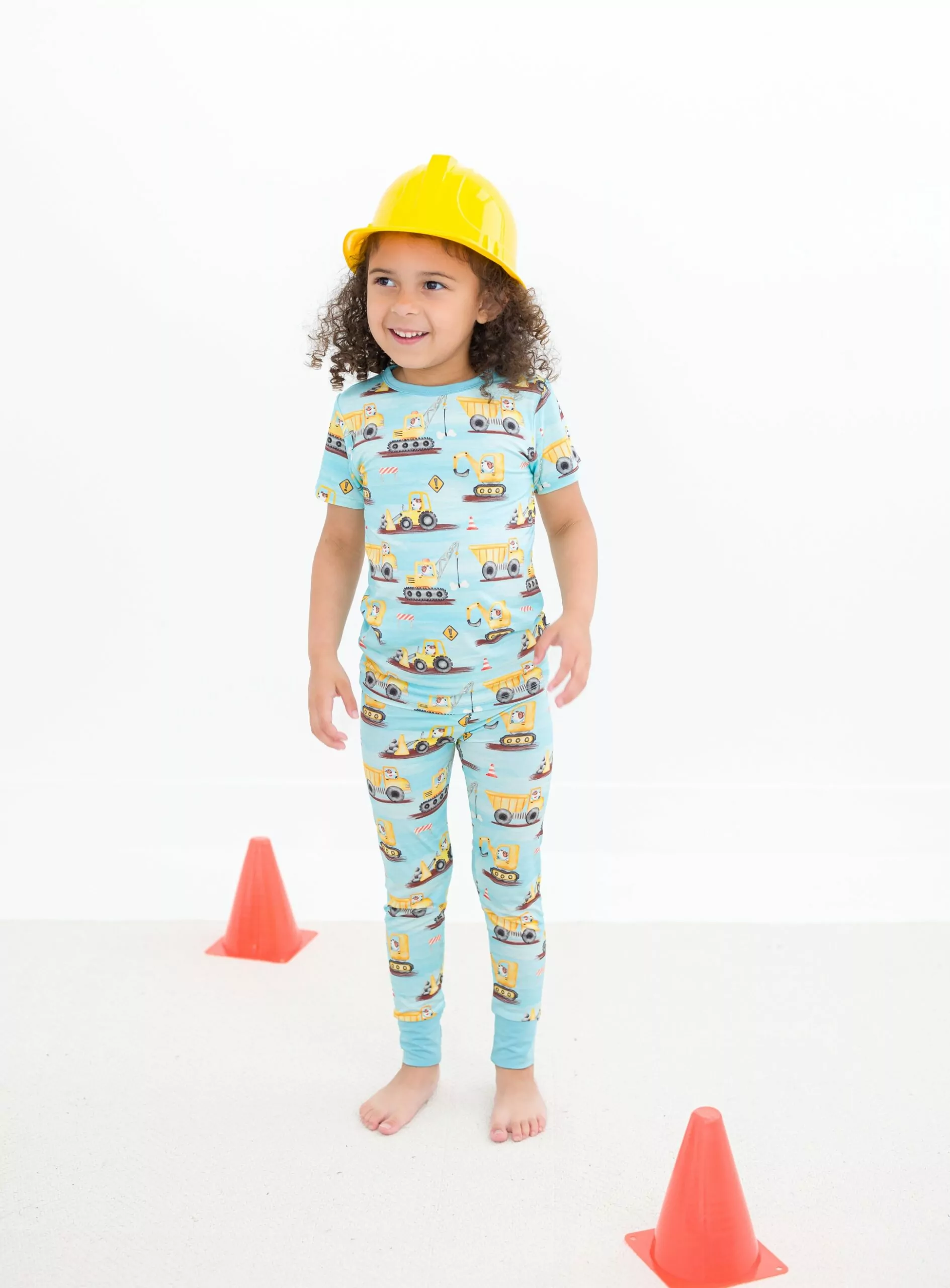 Birdie Bean Hard Hat Hounds Bamboo Viscose Pajamas Set