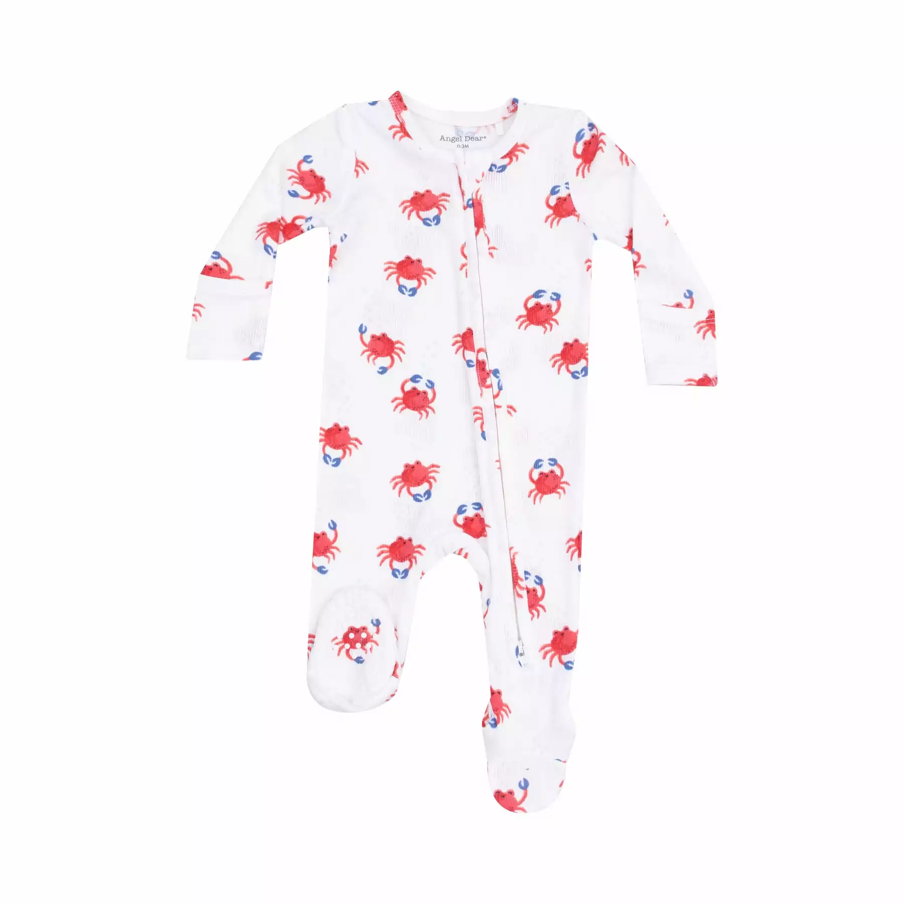 Angel Dear Crabby Cuties Zipper Footie