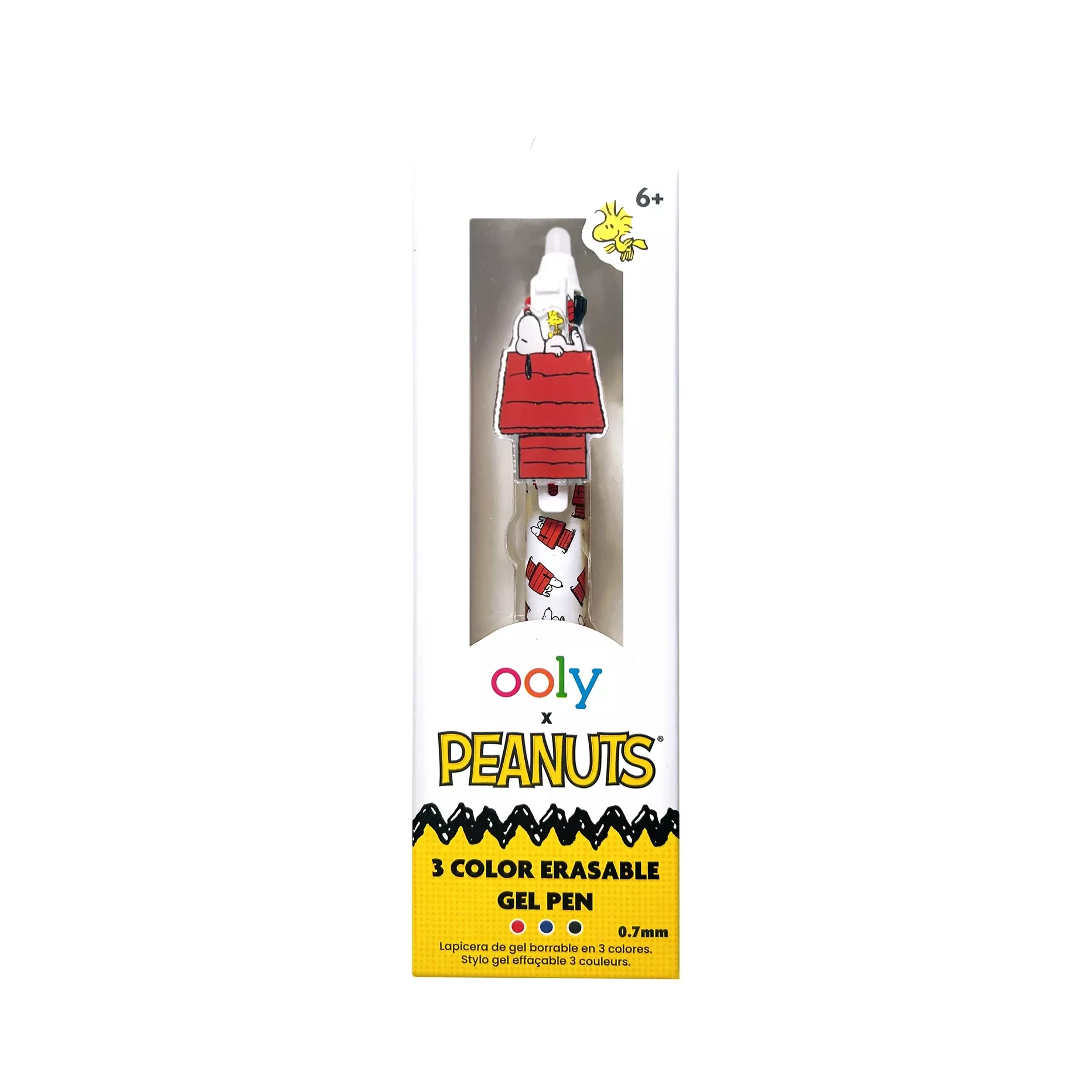 Ooly Peanuts 3 Color Erasable Gel Pen