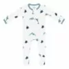 Zippered Footie in Dolphin from Kyte BABY