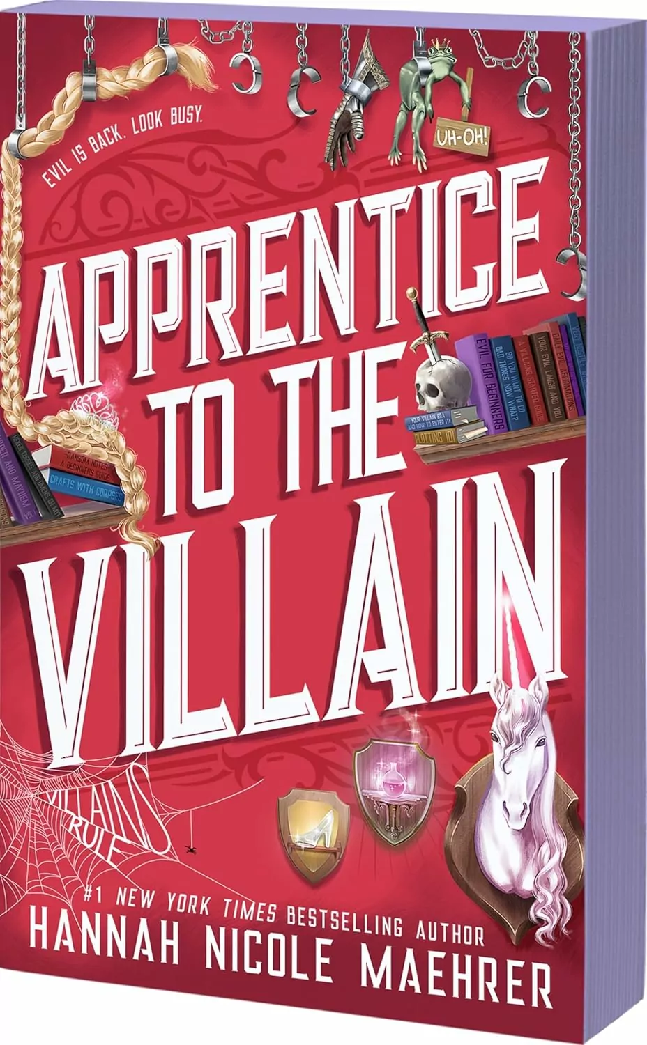Macmillan Publishers Apprentice to The Villain Paperback Book by Hannah Nicole Maehrer Macmillan Publishers Apprentice to The Villain Paperback Book by Hannah Nicole Maehrer