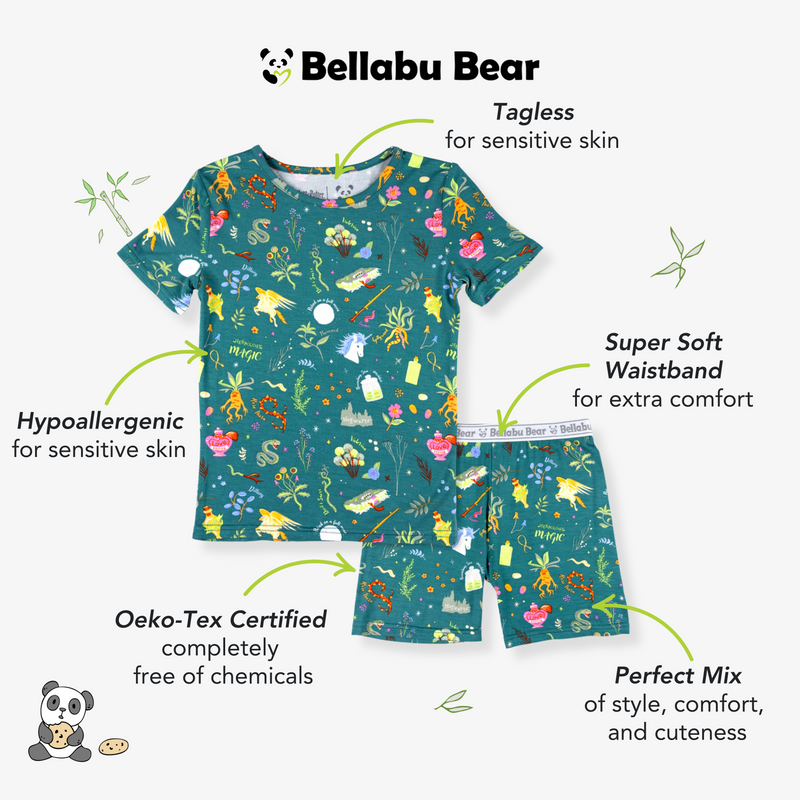 Harry Potter Mandrakes & Herbs Bamboo Viscose Pajama Short Set