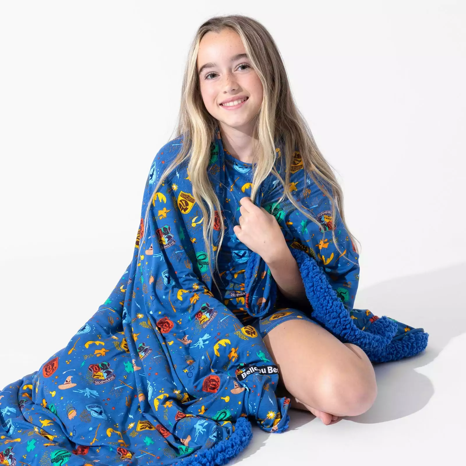 Bellabu Bear Harry Potter House Pride Bamboo Viscose Sherpa Blanket