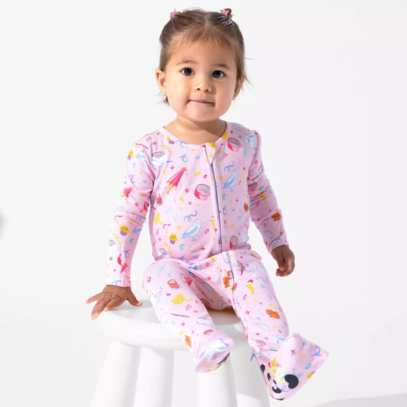 Bellabu Bear Harry Potter Happee Birthdae Harry Bamboo Viscose Convertible Footie