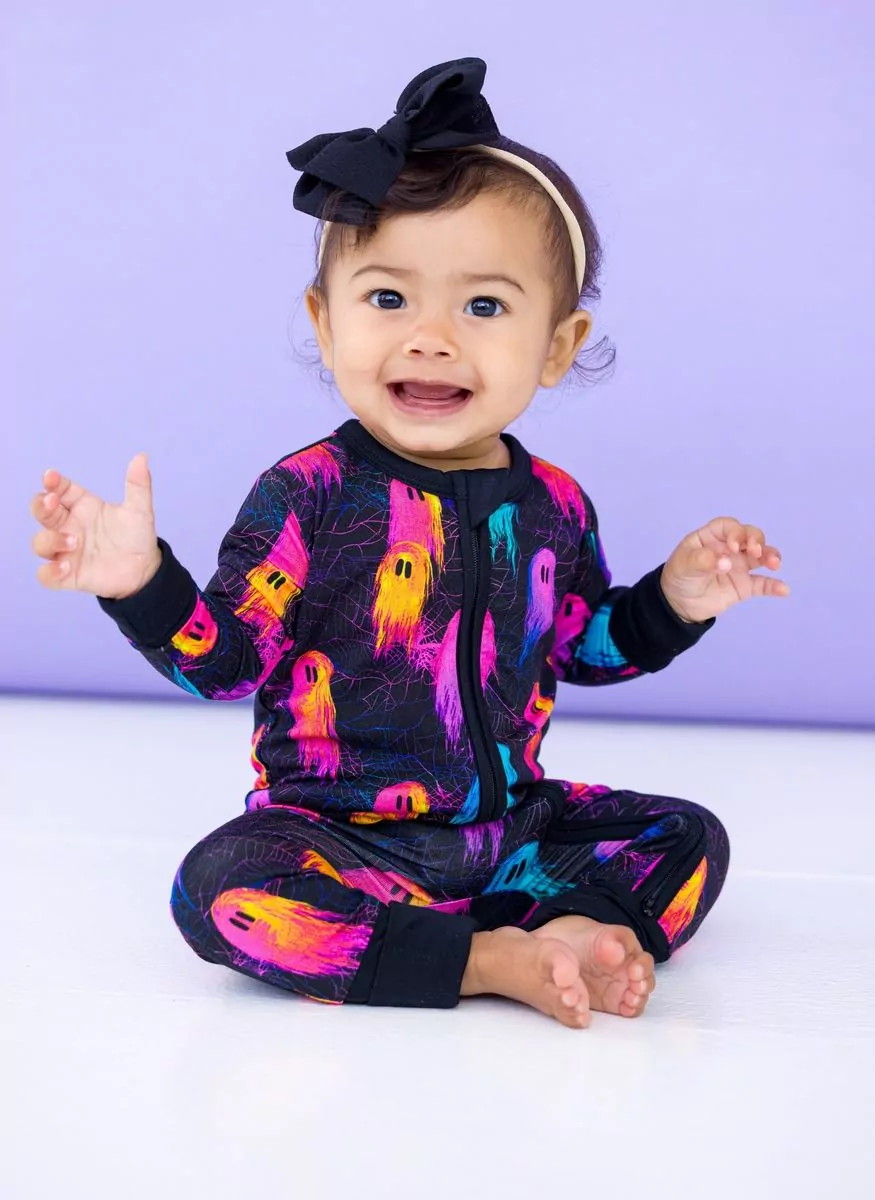 Birdie Bean Electric BOO-gie Bamboo Viscose Convertible Romper Birdie Bean Electric BOO-gie Bamboo Viscose Convertible Romper