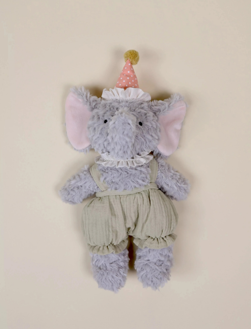 Coco Village Elephant Birthday Plush Toy Coco Village Elephant Birthday Plush Toy
