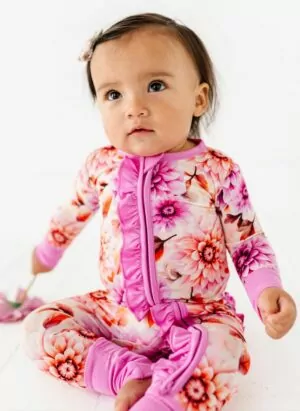 Birdie Bean Margot Ruffle Bamboo Viscose Convertible Romper
