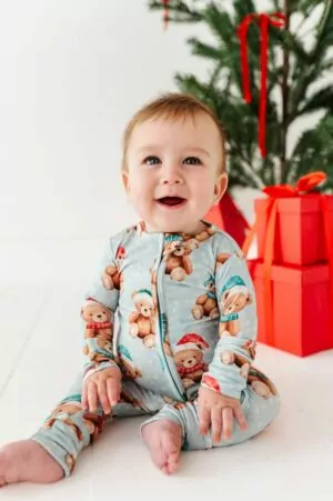Birdie Bean Beary Merry Bamboo Viscose Convertible Romper