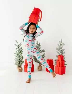 Birdie Bean Jolly & Bright Bamboo Viscose 2-Piece Pajama Set