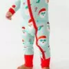 Santa Squad Bamboo Viscose Convertible Romper from Birdie Bean