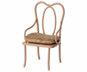 Maileg Vintage Chair For Mini In Dark Powder Maileg Vintage Chair For Mini In Dark Powder