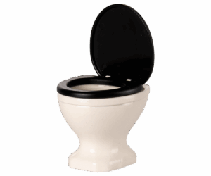 Maileg Water Closet For Mouse In Off White Maileg Water Closet For Mouse In Off White