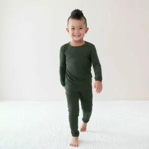 Kyte BABY Long Sleeve Pajamas in Fir Kyte BABY Long Sleeve Pajamas in Fir