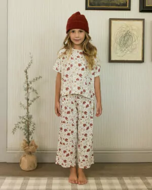 Rylee & Cru Ruthie Set In Holiday Floral Rylee & Cru Ruthie Set In Holiday Floral