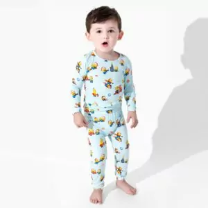 Bellabu Bear Minion Christmas Bamboo Viscose Pajama Set