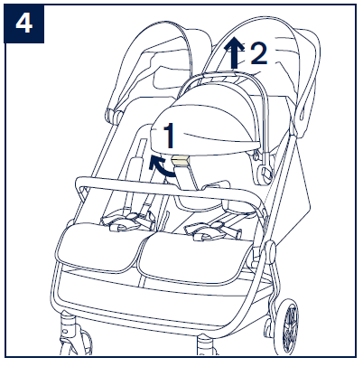 How to Use a Nuna PIPA Car Seat with the TRVL DUBL Stroller