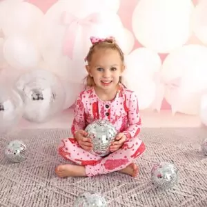 Gigi and Max Cambrie Ruffle Two Piece Bamboo Viscose Lounge Set Gigi and Max Cambrie Ruffle Two Piece Bamboo Viscose Lounge Set