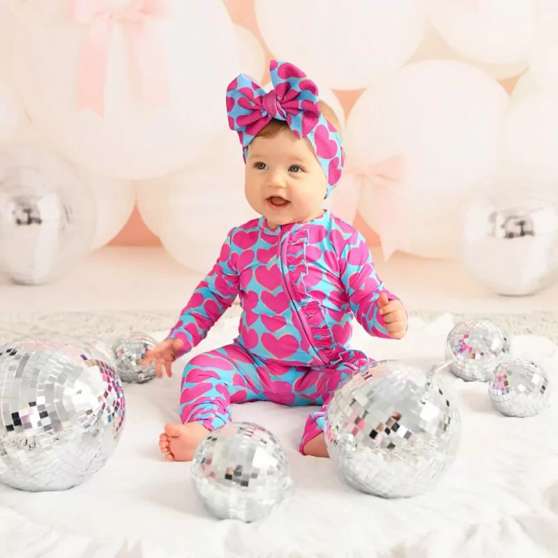 Gigi and Max Cora Ruffle Bamboo Viscose Convertible Footie Gigi and Max Cora Ruffle Bamboo Viscose Convertible Footie