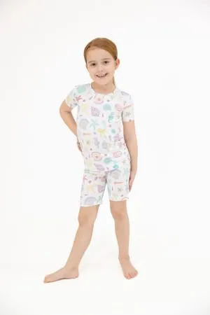 Angel Dear Beach Days Bamboo Viscose Loungewear Short Set