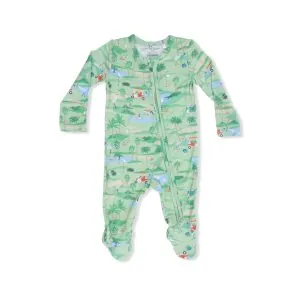 Angel Dear Golf Animal Oasis Bamboo Viscose 2 Way Zipper Footie