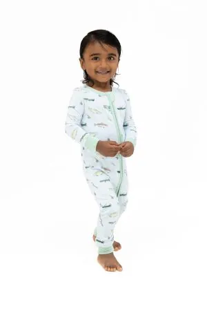 Angel Dear Fishing Bamboo Viscose Convertible Romper