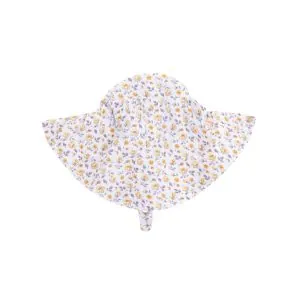 Angel Dear Yellow Country Roses Muslin Wide Brim Sun Hat