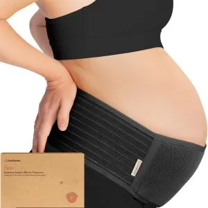 KeaBabies Black Maternity Support Belt