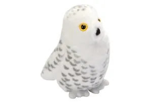 Wild Republic Audubon II Snowy Owl Stuffed Animal with Sound 5.5"