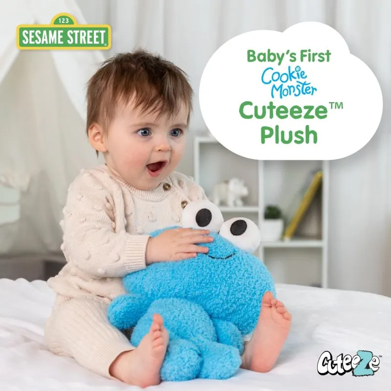 Kids Preferred Sesame Street Cookie Monster 12" Cuteeze Toys Kids Preferred Sesame Street Cookie Monster 12" Cuteeze Toys