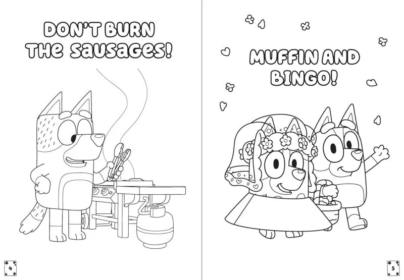 Bluey: Muffin's World Color & Activity Book with Crayons made by Simon & Schuster