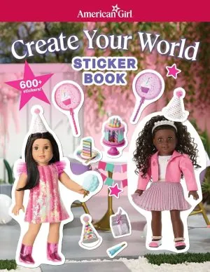 Simon & Schuster American Girl: Create Your World Sticker Book by American Girl