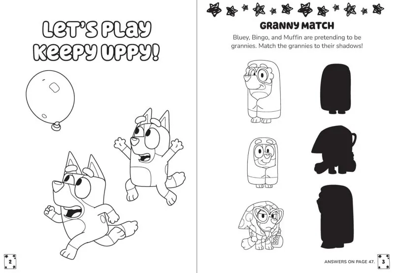Bluey: Muffin's World Color & Activity Book with Crayons from Simon & Schuster