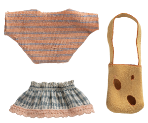 Maileg Clothes and Bag for Little Sister Mouse Maileg Clothes and Bag for Little Sister Mouse