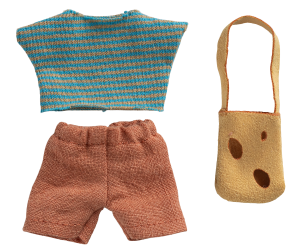 Maileg Clothes and Bag for Little Brother Mouse Maileg Clothes and Bag for Little Brother Mouse