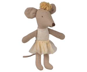 Maileg Ballerina Mouse Little Sister Off White Maileg Ballerina Mouse Little Sister Off White