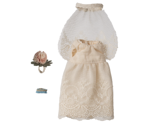 Maileg Wedding Dress for Mum Mouse Maileg Wedding Dress for Mum Mouse