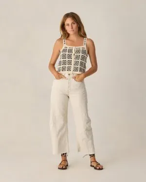 Rylee & Cru Crochet Tank in Abstract Rylee & Cru Crochet Tank in Abstract