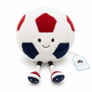 Jellycat Amuseables USA Soccer Ball