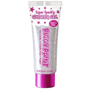 Piggy Paint Glitter Gel Body & Hair White