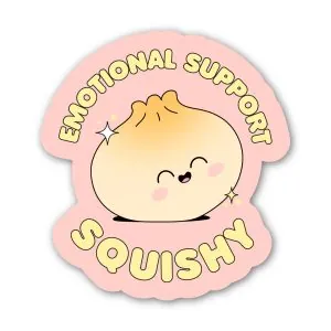 Big Moods Emotional Support Squishy Sticker in38* Pink