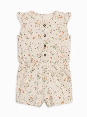 Colored Organics Shaye Romper - Butterfly Fog + Mint