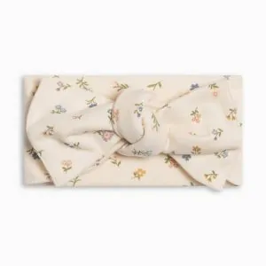 Colored Organics Hattie Bow Wrap Petaline Floral Fog + Fern Colored Organics Hattie Bow Wrap Petaline Floral Fog + Fern