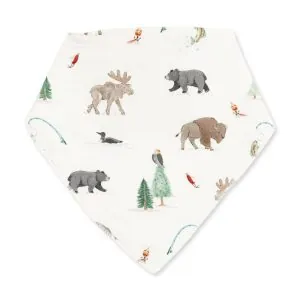 Angel Dear Northern Woodland Animals Bamboo Bandana Bib Angel Dear Northern Woodland Animals Bamboo Bandana Bib