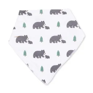 Angel Dear Black Bears Bamboo Bandana Bib Angel Dear Black Bears Bamboo Bandana Bib