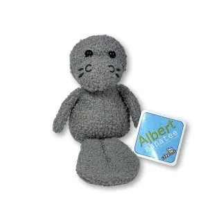 Christopher Straub Albert the Confused Manatee Plush 6 Inch Plush