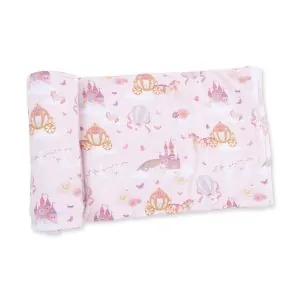 Angel Dear Princess Unicorns and Castle Bamboo Swaddle Blanket Angel Dear Princess Unicorns and Castle Bamboo Swaddle Blanket