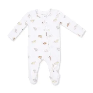 Angel Dear Puppy Snuggle Club Bamboo Zipper Footie Angel Dear Puppy Snuggle Club Bamboo Zipper Footie
